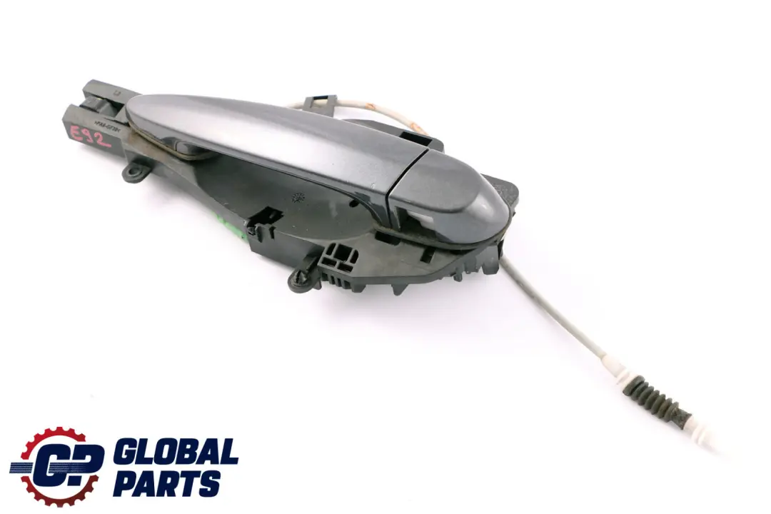 BMW 3 Series E92 E93 Complete Left Grab Handle N/S Sparkling Graphite Metallic - SKU rhd-7119603-SG - Part number 7119603
