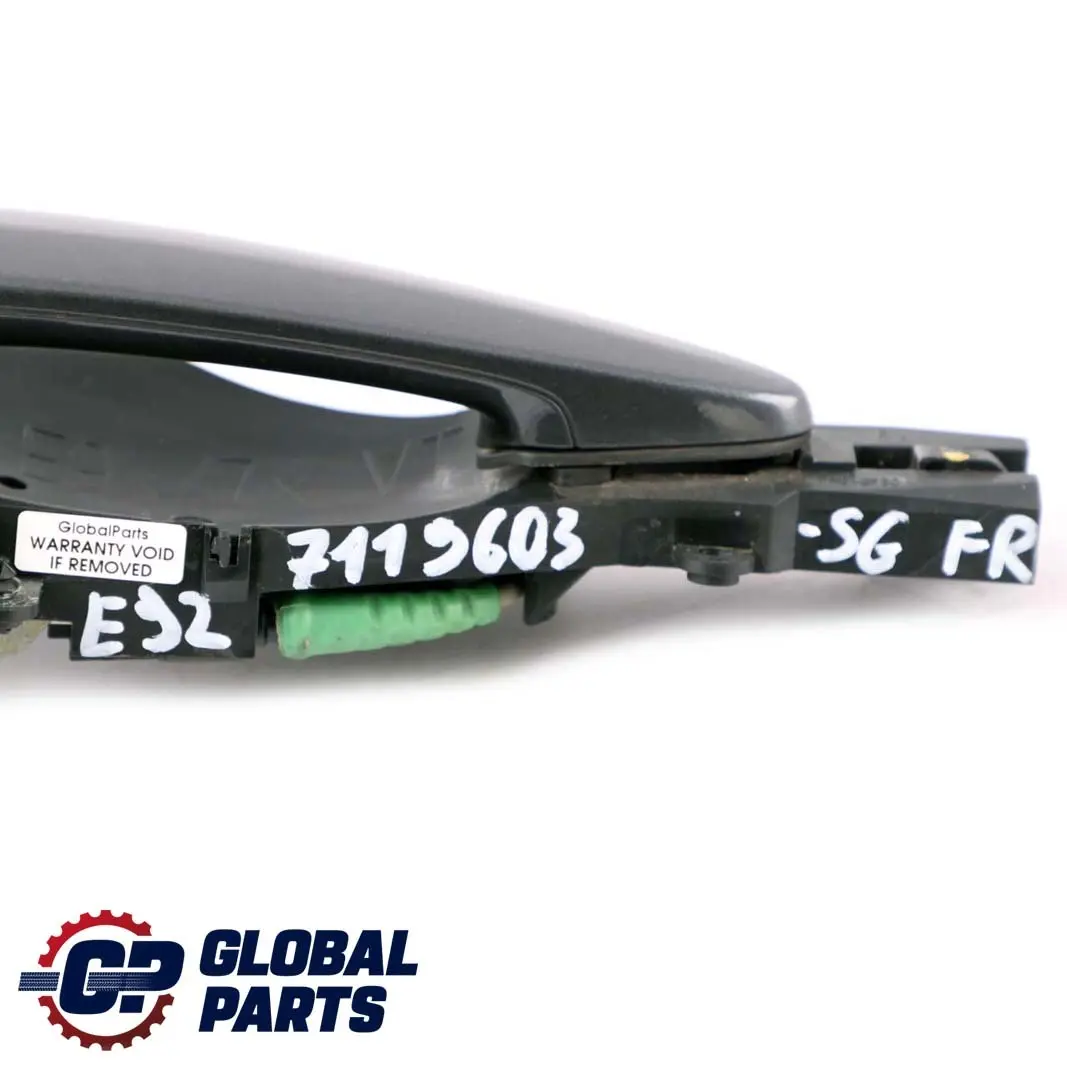 Complete Right Grab Handle O/S Sparkling Graphite Metallic to BMW 3 Series E92 E93 with Part number 7119603 BMW 3 Series E92 E93 Complete Right Grab Handle O/S Sparkling Graphite Metallic - SKU rhd-7119603-SG1 - Part number 7119603