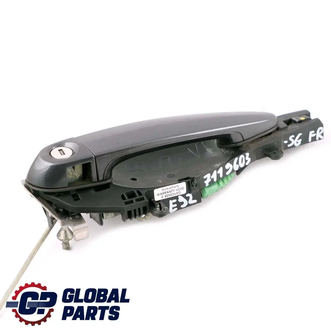 Complete Right Grab Handle O/S Sparkling Graphite Metallic to BMW 3 Series E92 E93 with Part number 7119603 BMW 3 Series E92 E93 Complete Right Grab Handle O/S Sparkling Graphite Metallic - SKU rhd-7119603-SG1 - Part number 7119603