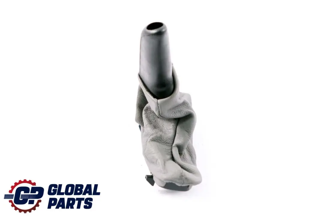BMW 5 Series E60 E61 LCI Grey Leather Handbrake Lever Cover Part - SKU rhd-7121032 - Part number 7121032