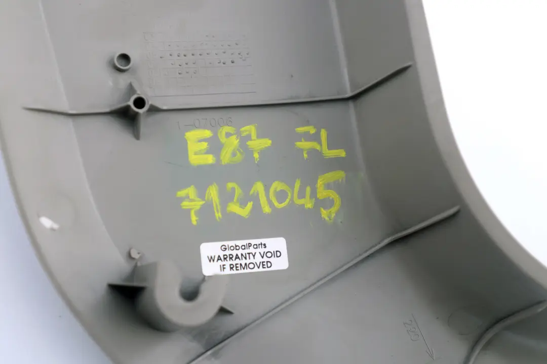 Front Left Lateral Trim Panel N/S Beige to BMW 1 Series E81 E82 E87 E87N LCi with Part number 7121045 BMW 1 Series E81 E82 E87 E87N LCi Front Left Lateral Trim Panel N/S Beige - SKU rhd-7121045 - Part number 7121045