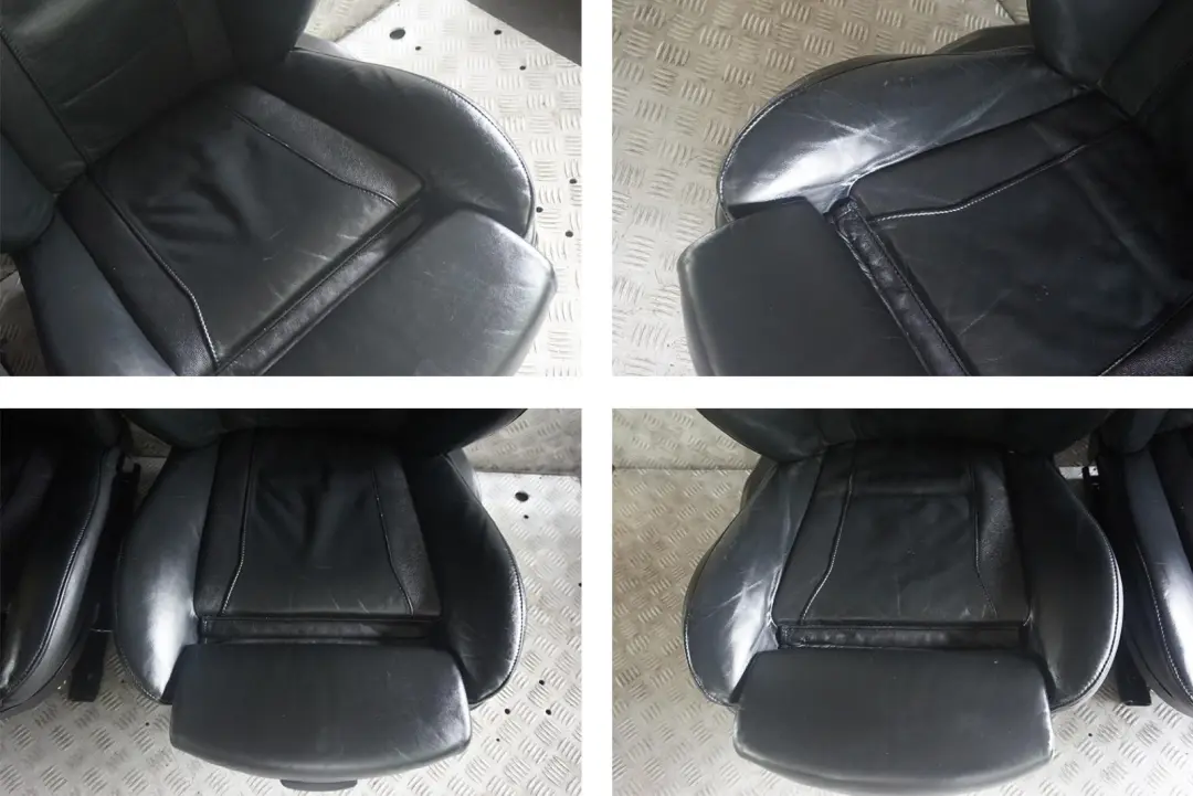 BMW X5 E53 Heated Sport Black Exclusive Leather Front Left Right Seats Memory - SKU rhd-7122082 - Part number 7122082