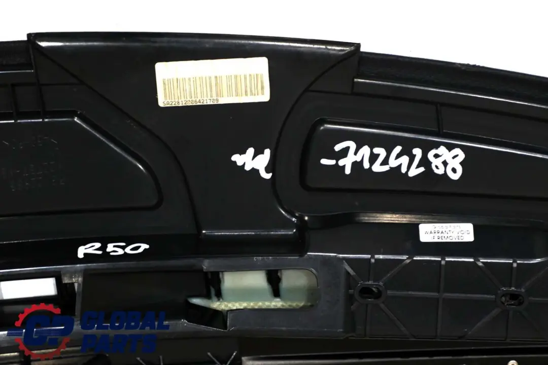 Mini Cooper R50 R52 R53 Salpicadero Panel De Instrumentos Panther Negro - SKU rhd-7124288 - Número de pieza 7124288