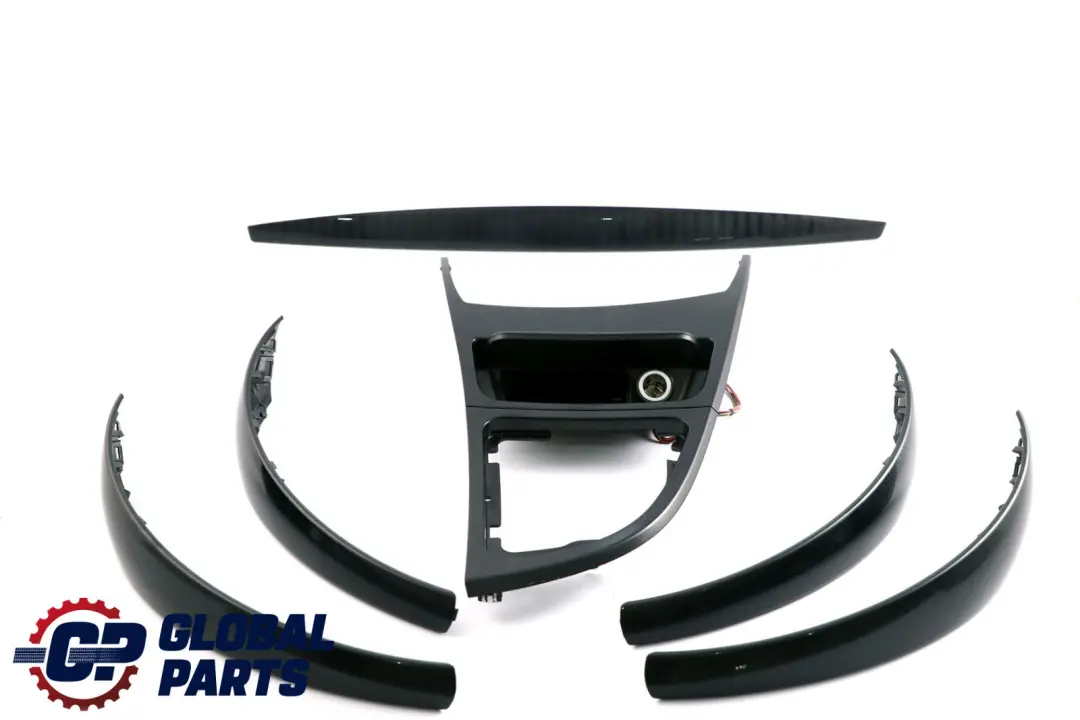 Gomera Black Interior Trim Set Ashtray Dashboard Dash Strip to BMW 1 Series E87 with Part number 7124752 BMW 1 Series E87 Gomera Black Interior Trim Set Ashtray Dashboard Dash Strip - SKU rhd-7124752-5 - Part number 7124752