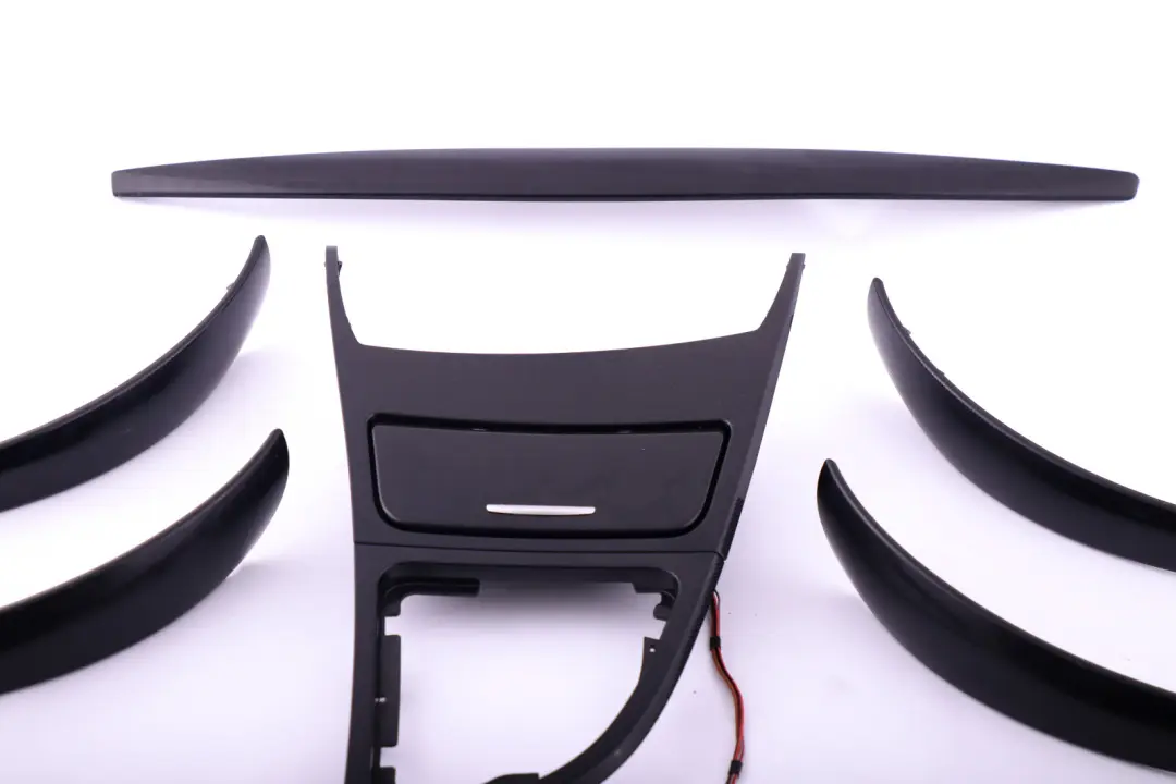 BMW E87 Cover Gomera Black Carbon Interior Trim Set Ashtray Dashboard - SKU rhd-7124752-9 - Part number 7124752