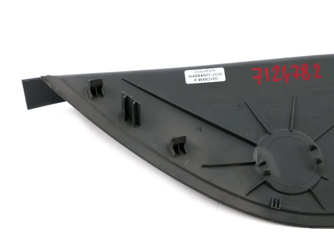 BMW 1 Series E87 Cover Dashboard Right O/S Grey Alaska Grau - SKU rhd-7124782 - Part number 7124782