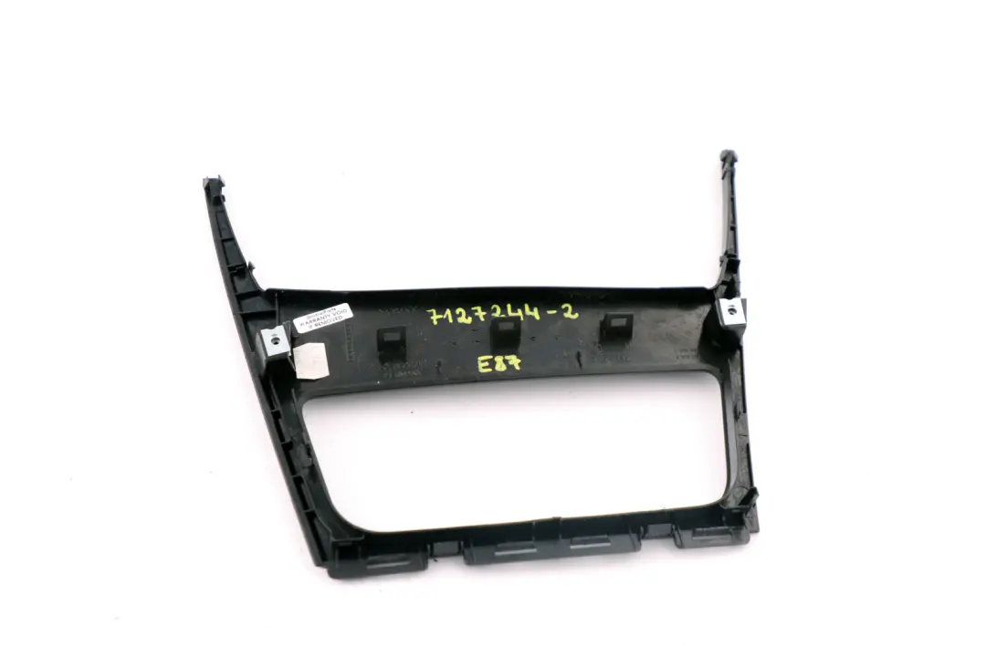 Ashtray Finisher Trim Tray Decor Gomera Black Front Cover to BMW 1 Series 2 E87 with Part number 7127244 BMW 1 Series 2 E87 Ashtray Finisher Trim Tray Decor Gomera Black Front Cover - SKU rhd-7127244-2 - Part number 7127244