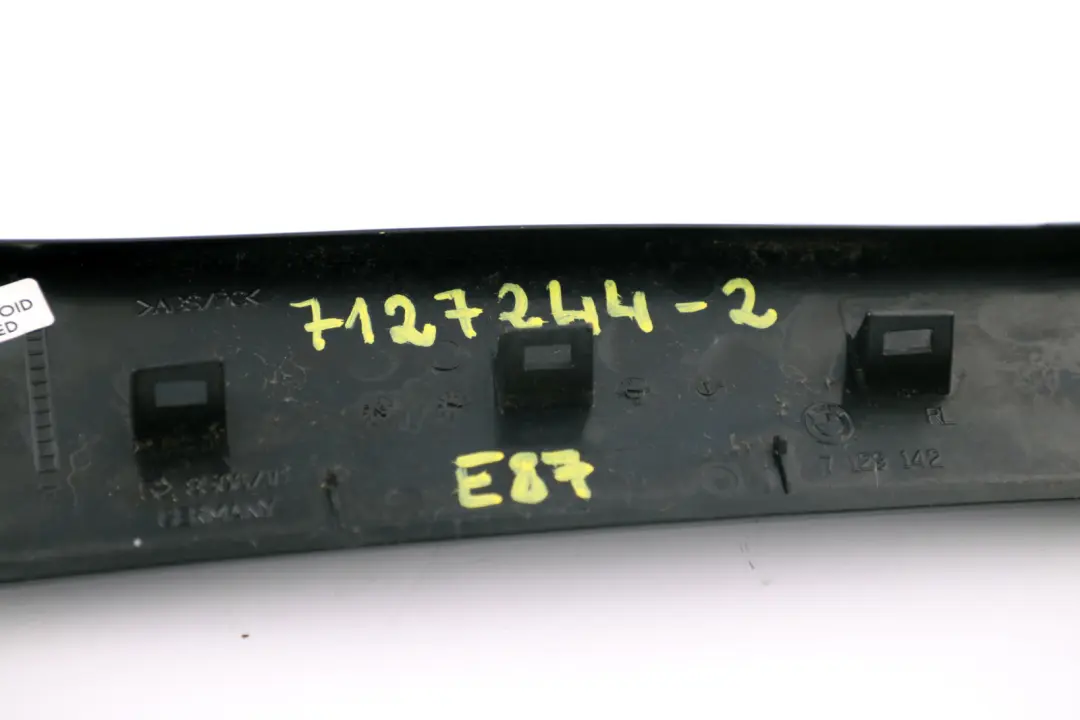 Ashtray Finisher Trim Tray Decor Gomera Black Front Cover to BMW 1 Series 2 E87 with Part number 7127244 BMW 1 Series 2 E87 Ashtray Finisher Trim Tray Decor Gomera Black Front Cover - SKU rhd-7127244-2 - Part number 7127244