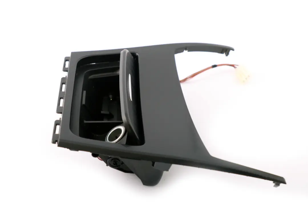 Front Ashtray Finisher Trim Tray Decor Gomera Black to BMW 1 Series 5 E87 with Part number 7127244 BMW 1 Series 5 E87 Front Ashtray Finisher Trim Tray Decor Gomera Black - SKU rhd-7127244-5 - Part number 7127244