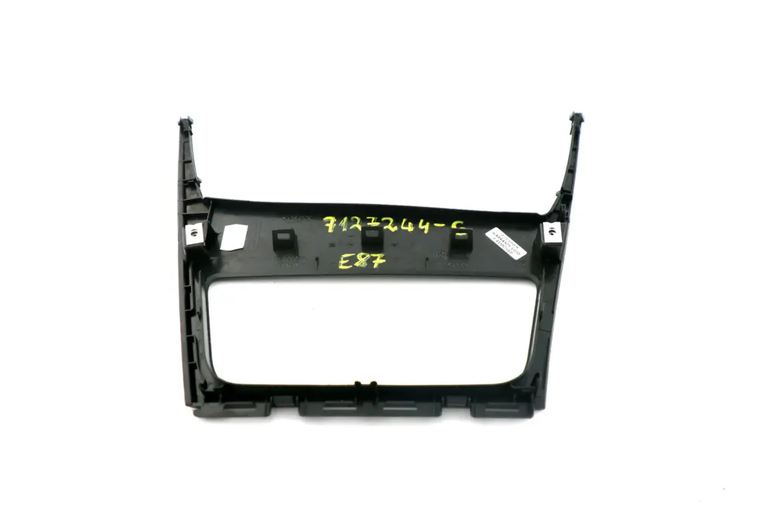 Ashtray Finisher Trim Tray Decor Gomera Black Front to BMW 1 Series 6 E87 with Part number 7127244 BMW 1 Series 6 E87 Ashtray Finisher Trim Tray Decor Gomera Black Front - SKU rhd-7127244-6 - Part number 7127244