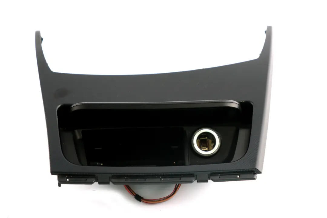 Front Ashtray Finisher Trim Tray Decor Gomera Black to BMW 1 Series 8 E87 with Part number 7127244 BMW 1 Series 8 E87 Front Ashtray Finisher Trim Tray Decor Gomera Black - SKU rhd-7127244-8 - Part number 7127244