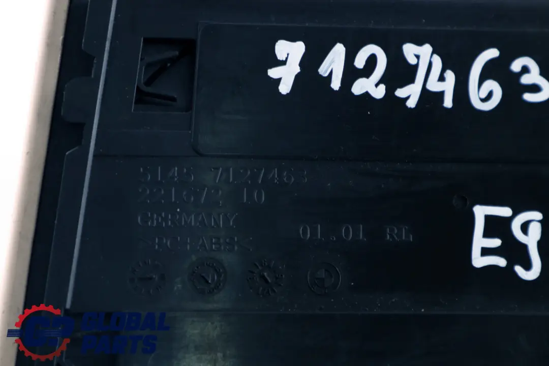 BMW 3 Series 2 E90 E91 E92 E93 LCI Passenger's Cup Drink Holder Left N/S Beige - SKU rhd-7127463-2 - Part number 7127463