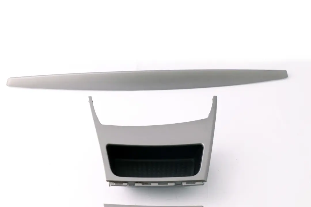 BMW 1 Series E87 LCI Silver Decor Trim Set Dash Dashboard Ashtray Titan Matt - SKU rhd-7129142-10 - Part number 7129142