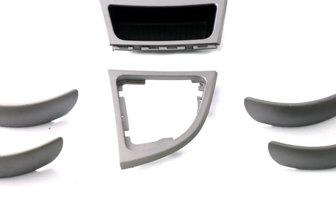 BMW 1 Series E87 LCI Silver Decor Trim Set Dash Dashboard Ashtray Titan Matt - SKU rhd-7129142-10 - Part number 7129142