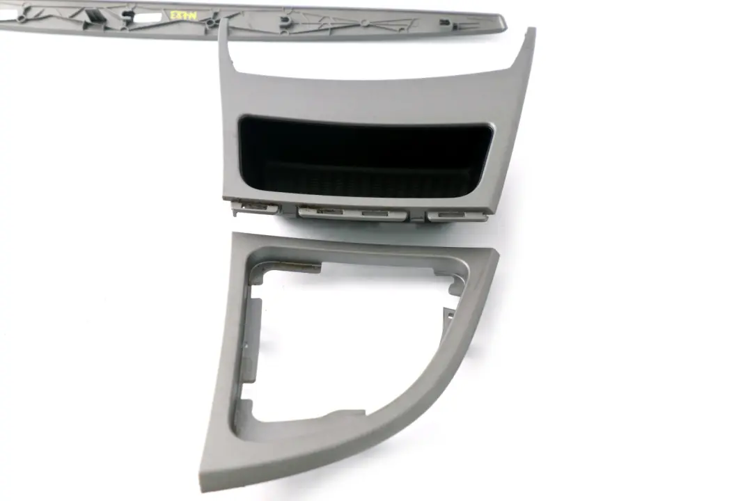 BMW 1 Series E87 LCI Silver Decor Trim Set Dash Dashboard Ashtray Titan Matt - SKU rhd-7129142-10 - Part number 7129142