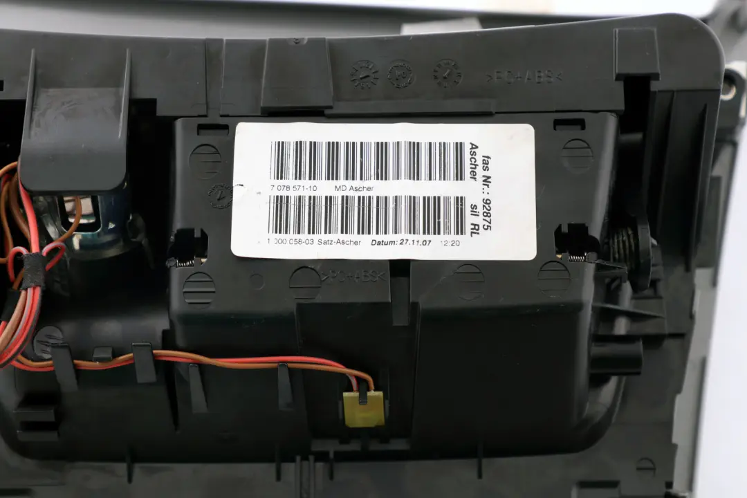 Ashtray Finisher Trim Tray Decor Cover Silver to BMW 1 Series 16 E81 E87 E87N E88 with Part number 7078571 BMW 1 Series 16 E81 E87 E87N E88 Ashtray Finisher Trim Tray Decor Cover Silver - SKU rhd-7129142-16 - Part number 7078571