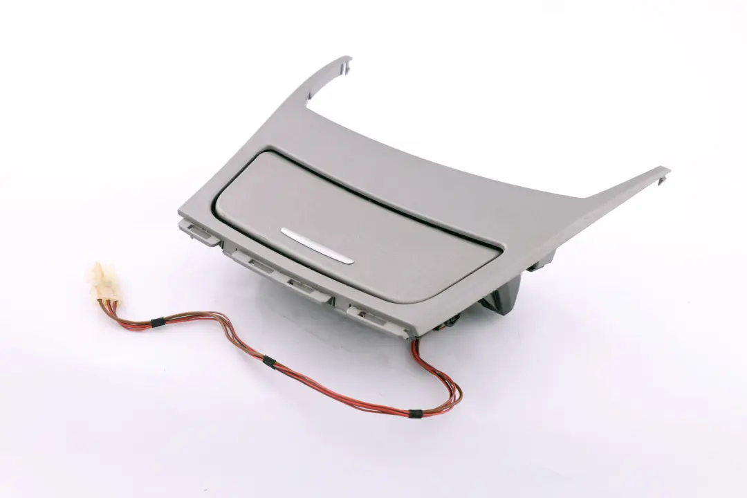 BMW 1 Series 16 E81 E87 E87N E88 Ashtray Finisher Trim Tray Decor Cover Silver - SKU rhd-7129142-16 - Part number 7078571