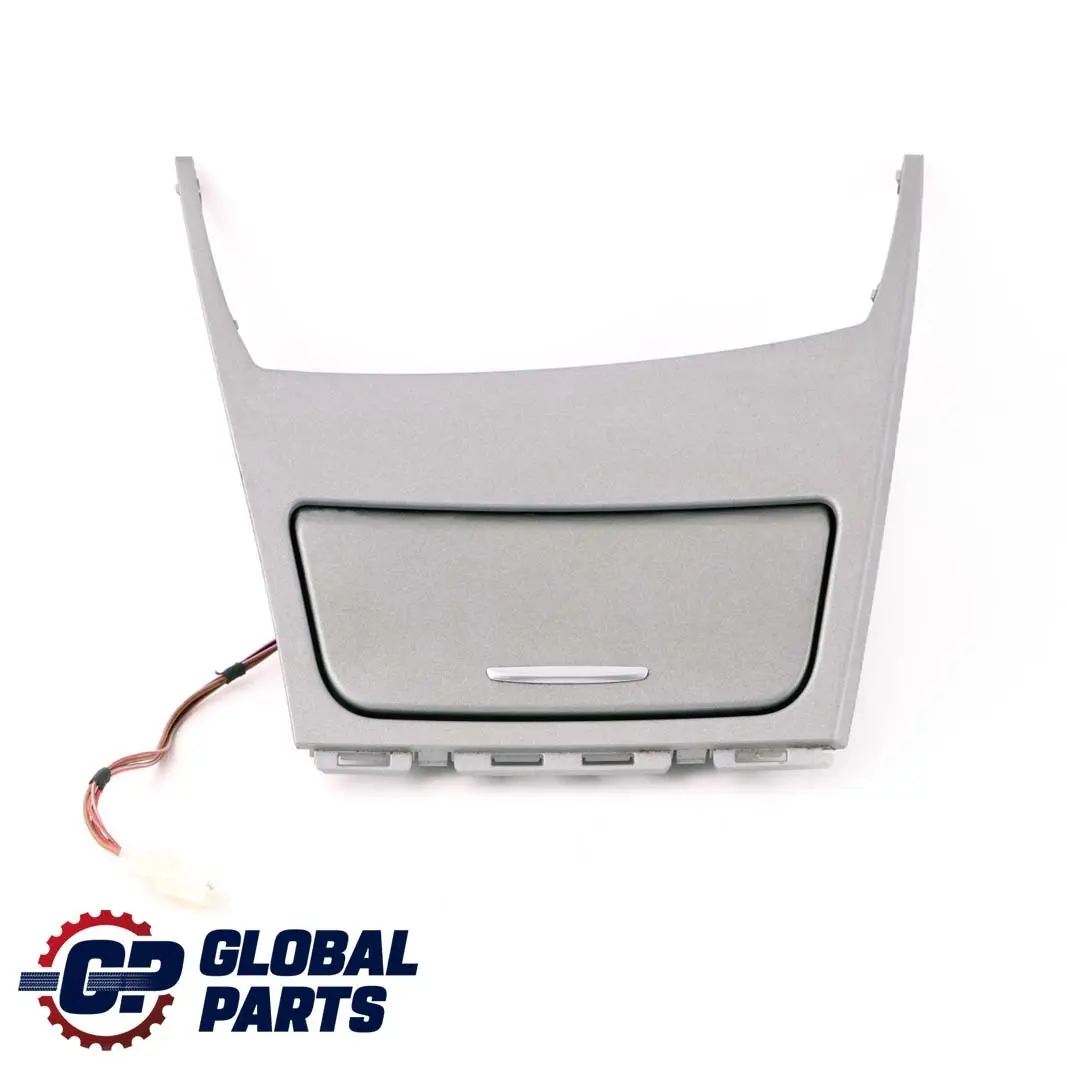 Ashtray Finisher Trim Tray Decor Silver Titan Matt to BMW E81 E87 E88 with Part number 7129142 BMW E81 E87 E88 Ashtray Finisher Trim Tray Decor Silver Titan Matt - SKU rhd-7129142 - Part number 7129142