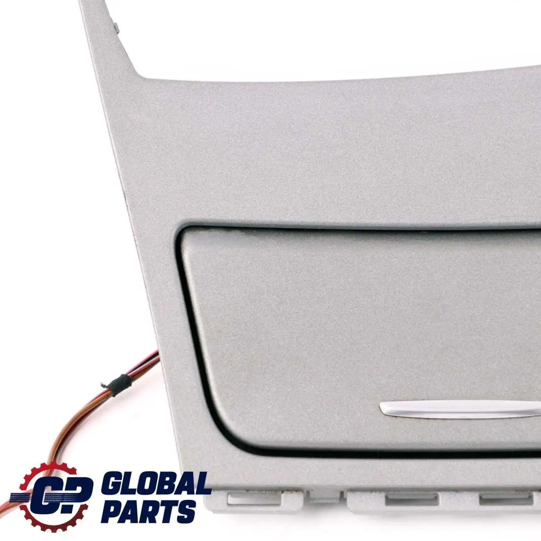 Ashtray Finisher Trim Tray Decor Silver Titan Matt to BMW E81 E87 E88 with Part number 7129142 BMW E81 E87 E88 Ashtray Finisher Trim Tray Decor Silver Titan Matt - SKU rhd-7129142 - Part number 7129142