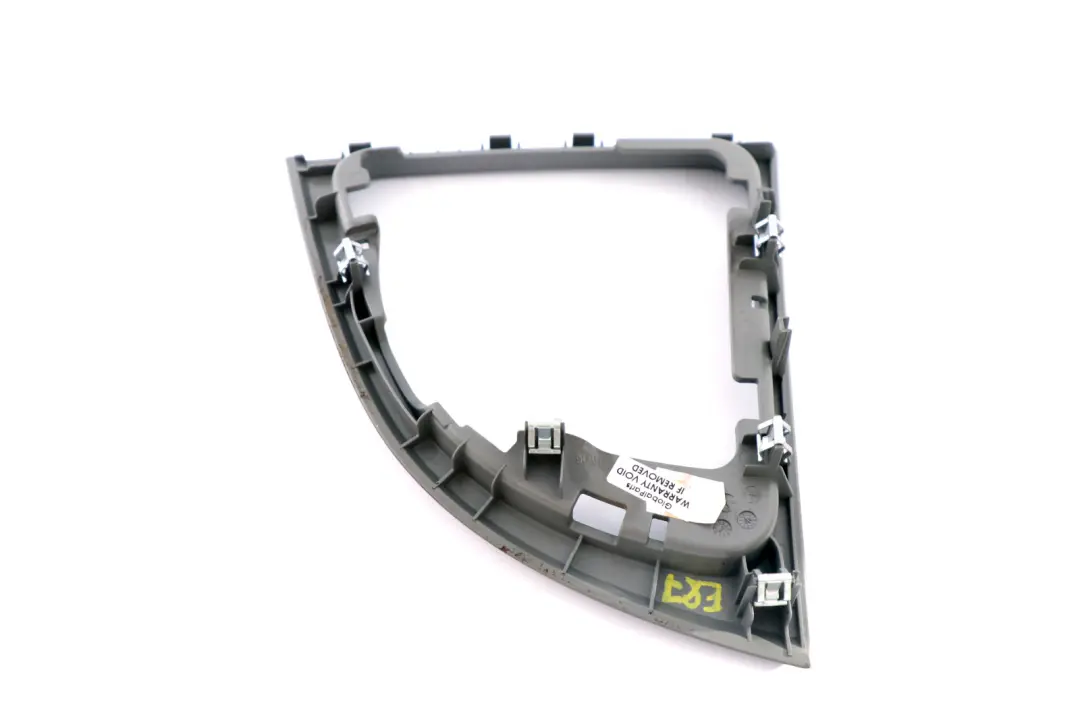 BMW 1 Series 19 E81 E87 Cover Gear Shifting Decor Titan Matt Silver - SKU rhd-7129144-19 - Part number 7129144