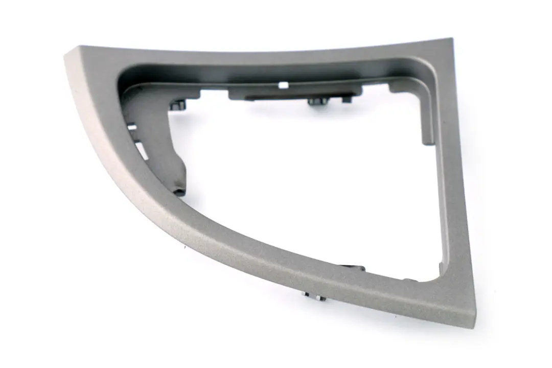 Shifting Decor Silver Titan Matt to BMW 1 Series 4 E81 E87 LCI Cover Gear with Part number 7129144 BMW 1 Series 4 E81 E87 LCI Cover Gear Shifting Decor Silver Titan Matt - SKU rhd-7129144-4 - Part number 7129144