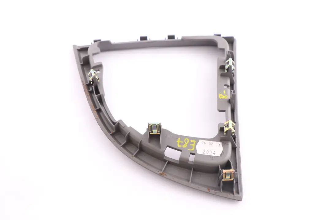 Trim Gear Shifting Decor Silver Titan Matt to BMW 1 Series 8 E87 Cover with Part number 7129144 BMW 1 Series 8 E87 Cover Trim Gear Shifting Decor Silver Titan Matt - SKU rhd-7129144-8 - Part number 7129144