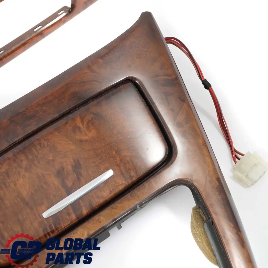 BMW 3 Series 1 E90 E91 Complete Interior Trim Set Dashboard Wood Burr Walnut - SKU rhd-7129549-1 - Part number 7129549