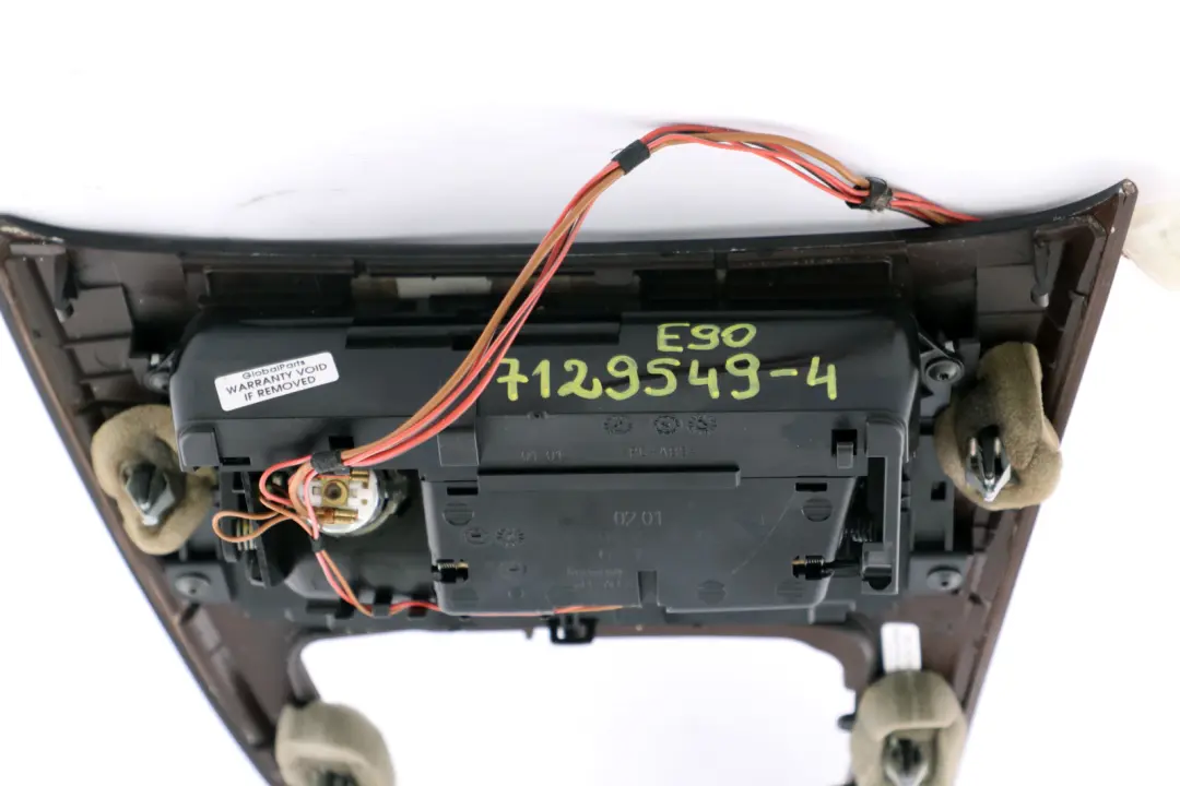 Centre Console Decor Cover Ashtray Wood Burr Walnut to BMW 3 Series 4 E90 E91 with Part number 7129549 BMW 3 Series 4 E90 E91 Centre Console Decor Cover Ashtray Wood Burr Walnut - SKU rhd-7129549-4 - Part number 7129549