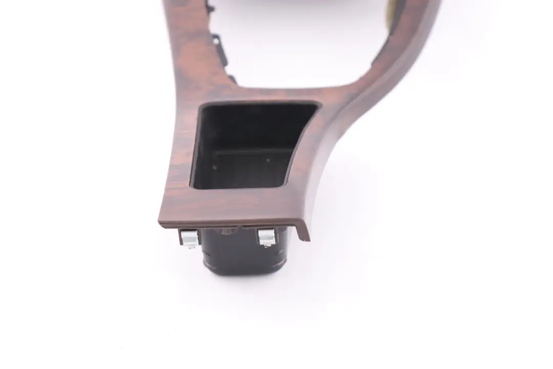 Centre Console Decor Cover Ashtray Wood Burr Walnut to BMW 3 Series 4 E90 E91 with Part number 7129549 BMW 3 Series 4 E90 E91 Centre Console Decor Cover Ashtray Wood Burr Walnut - SKU rhd-7129549-4 - Part number 7129549