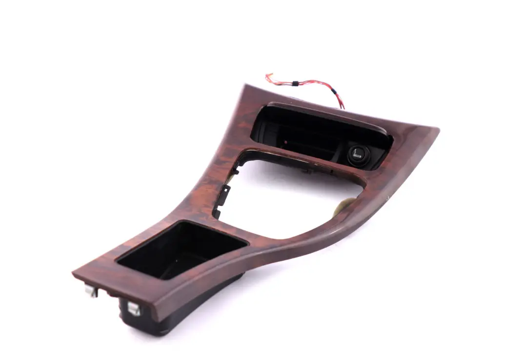 Centre Console Decor Cover Ashtray Wood Burr Walnut to BMW 3 Series 4 E90 E91 with Part number 7129549 BMW 3 Series 4 E90 E91 Centre Console Decor Cover Ashtray Wood Burr Walnut - SKU rhd-7129549-4 - Part number 7129549