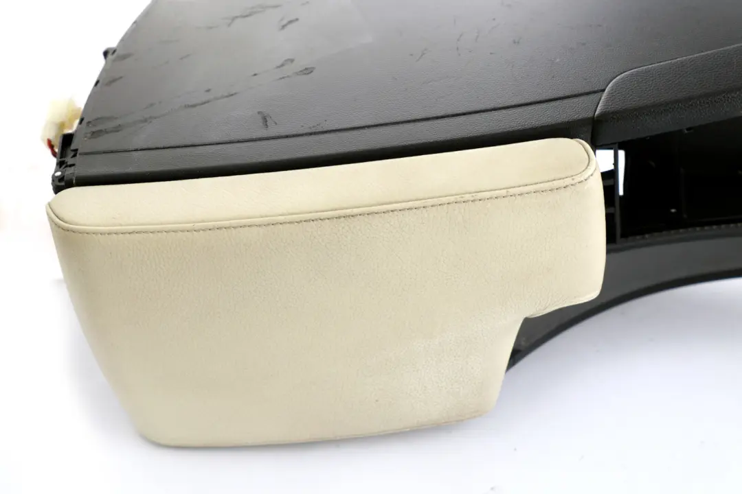 BMW 3 Series E90 E91 7 Centre Console Leather Armrest Black Lemon - SKU rhd-7130692-7 - Part number 7130692