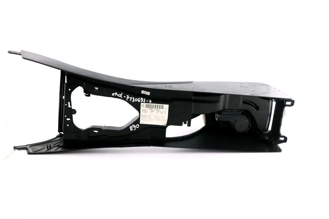 BMW 3 Series E90 E91 7 Centre Console Leather Armrest Black Lemon - SKU rhd-7130692-7 - Part number 7130692