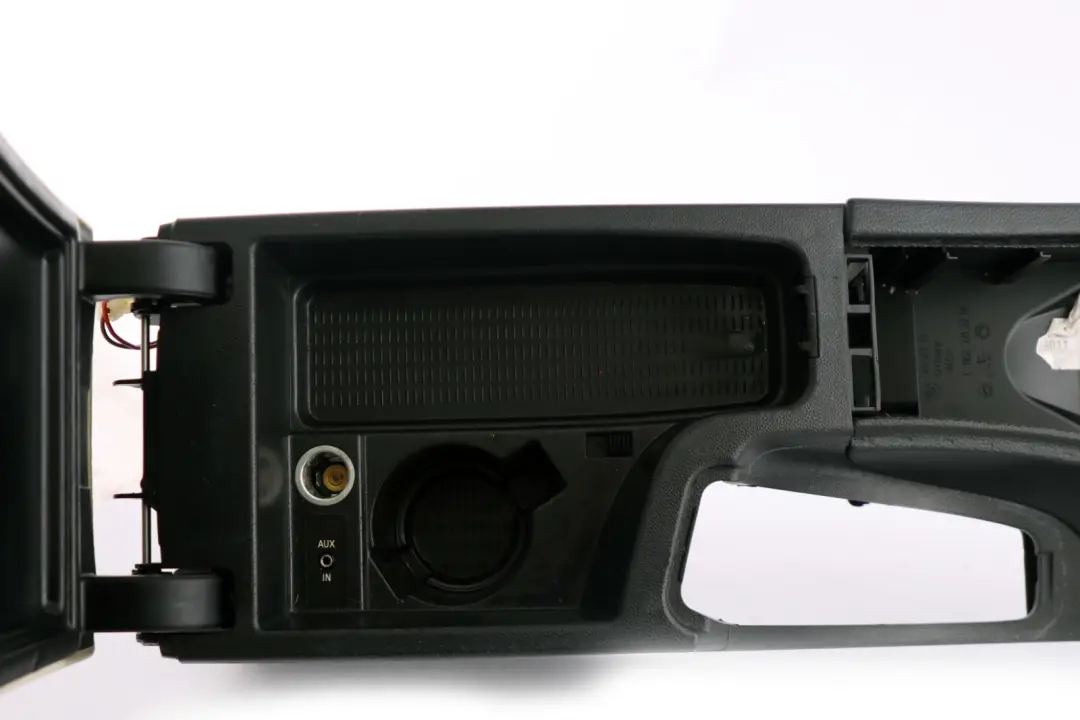 BMW 3 Series E90 E91 7 Centre Console Leather Armrest Black Lemon - SKU rhd-7130692-7 - Part number 7130692