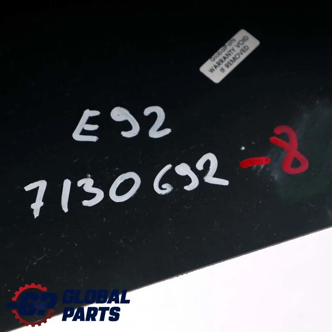 BMW 3 Series E90 E91 Centre Console Leather Armrest Black Jade Grey - SKU rhd-7130692-8 - Part number 7130692