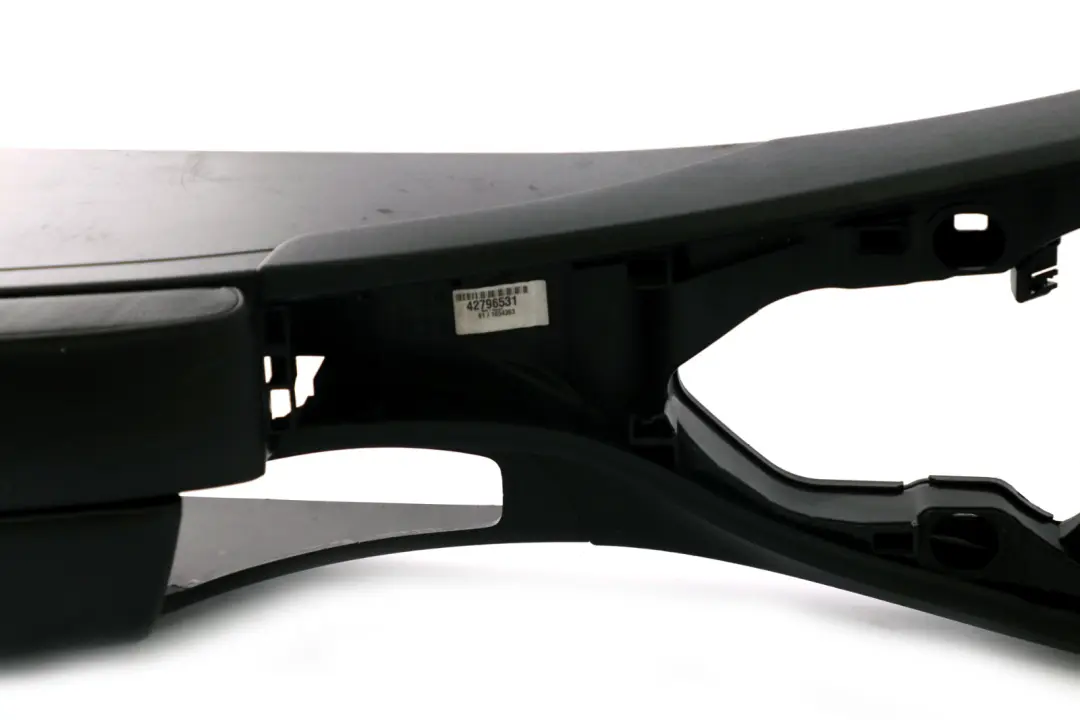 Split Slide Black Leather Centre Console Armrest to BMW 3 Series E90 E91 E92 E93 with Part number 7130692 BMW 3 Series E90 E91 E92 E93 Split Slide Black Leather Centre Console Armrest - SKU rhd-7130692-9 - Part number 7130692