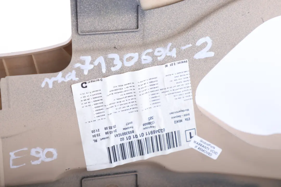 Centre Console Armrest Storing Partition Beige 7078203 to BMW 3 Series 2 E90 E91 with Part number 7130694 BMW 3 Series 2 E90 E91 Centre Console Armrest Storing Partition Beige 7078203 - SKU rhd-7130694-2 - Part number 7130694