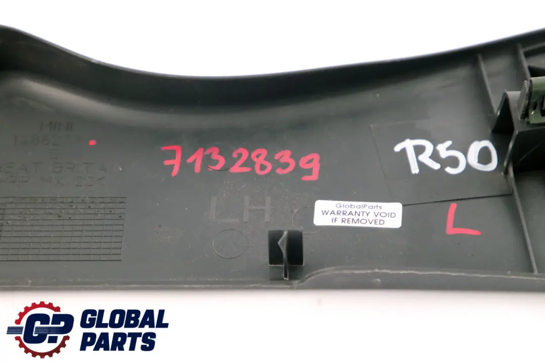 Mini Cooper R50 R52 R53 Seat Trim Cover Outer Left N/S Panther Black - SKU rhd-7132839 - Part number 7132839