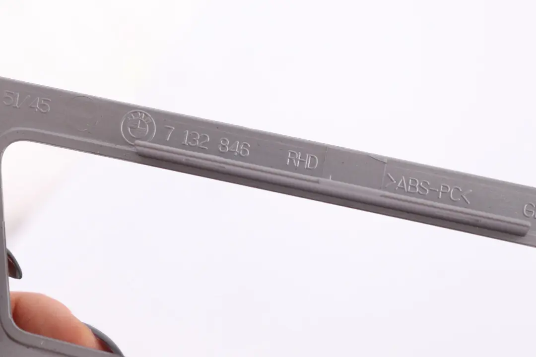 BMW 3 Series 18 E90 E91 Decorative Dashboard Strip Left N/S Titan 90 Silver - SKU rhd-7132846-18 - Part number 6970077