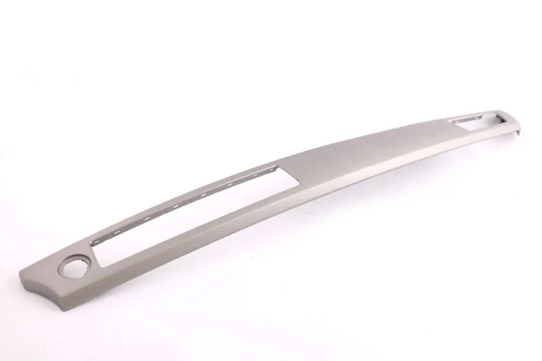 Decorative Dashboard Strip Titan 90 Silver Left N/S to BMW 3 Series E90 E91 with Part number 7132846 BMW 3 Series E90 E91 Decorative Dashboard Strip Titan 90 Silver Left N/S - SKU rhd-7132846-4 - Part number 7132846