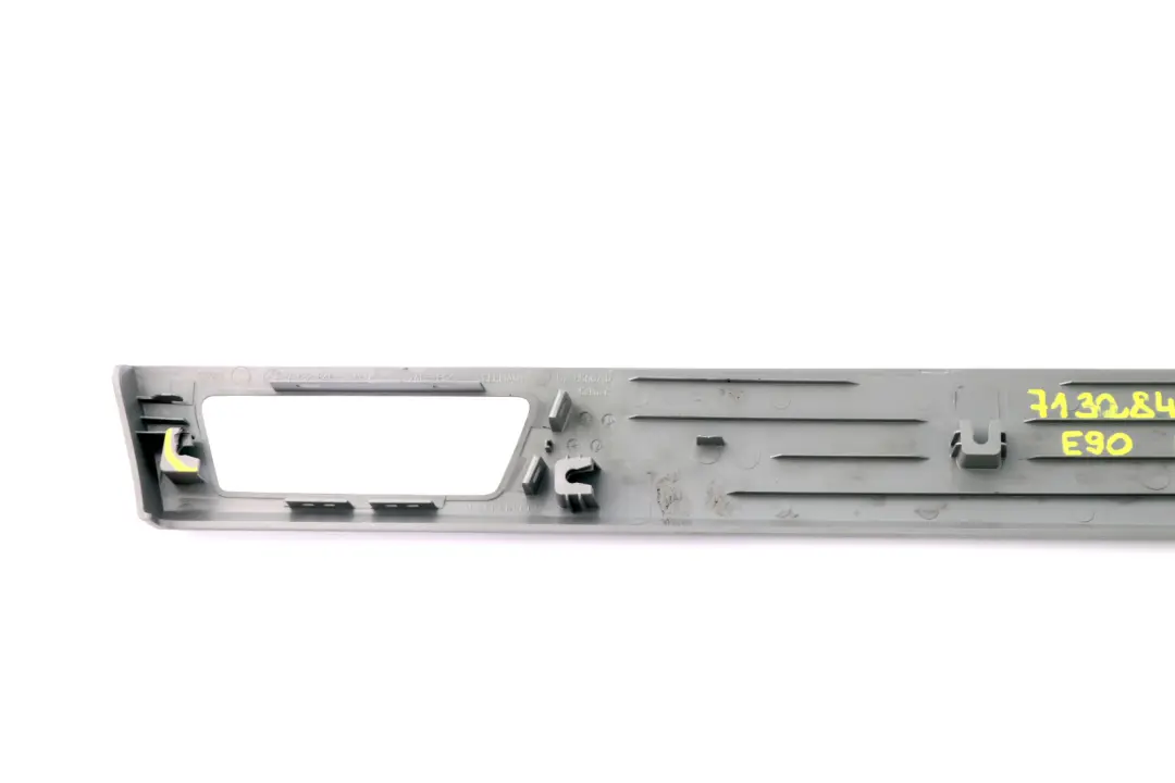 BMW 3 Series 7 E90 E91 Decorative Dashboard Strip Left N/S Titan 90 Silver - SKU rhd-7132846-7 - Part number 6970077