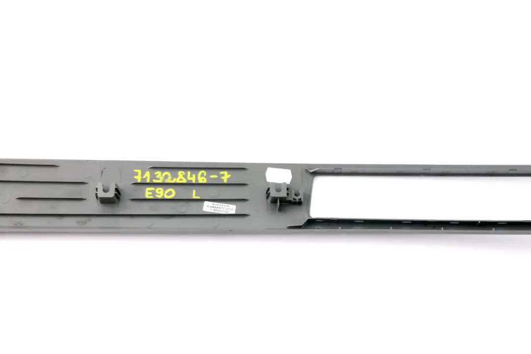 BMW 3 Series 7 E90 E91 Decorative Dashboard Strip Left N/S Titan 90 Silver - SKU rhd-7132846-7 - Part number 6970077