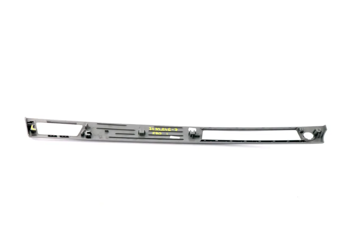 BMW 3 Series 7 E90 E91 Decorative Dashboard Strip Left N/S Titan 90 Silver - SKU rhd-7132846-7 - Part number 6970077