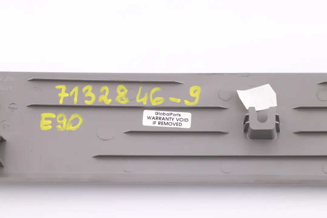 BMW 3 Series 9 E90 E91 Decorative Dashboard Strip Trim Left N/S Titan 90 Silver - SKU rhd-7132846-9 - Part number 6970077