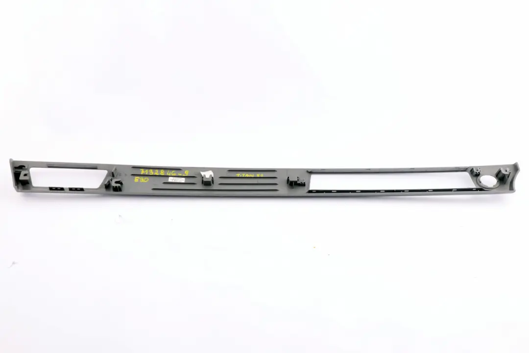 BMW 3 Series 9 E90 E91 Decorative Dashboard Strip Trim Left N/S Titan 90 Silver - SKU rhd-7132846-9 - Part number 6970077