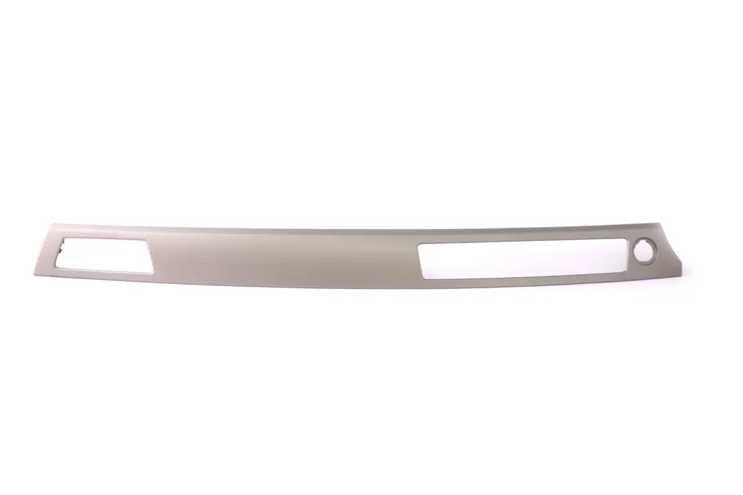 Decorative Dashboard Strip Trim Titan 90 Silver to BMW 3 Series E90 E91 with Part number 7132846 BMW 3 Series E90 E91 Decorative Dashboard Strip Trim Titan 90 Silver - SKU rhd-7132846 - Part number 7132846