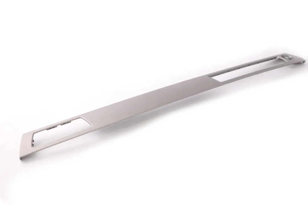 Decorative Dashboard Strip Trim Titan 90 Silver to BMW 3 Series E90 E91 with Part number 7132846 BMW 3 Series E90 E91 Decorative Dashboard Strip Trim Titan 90 Silver - SKU rhd-7132846 - Part number 7132846