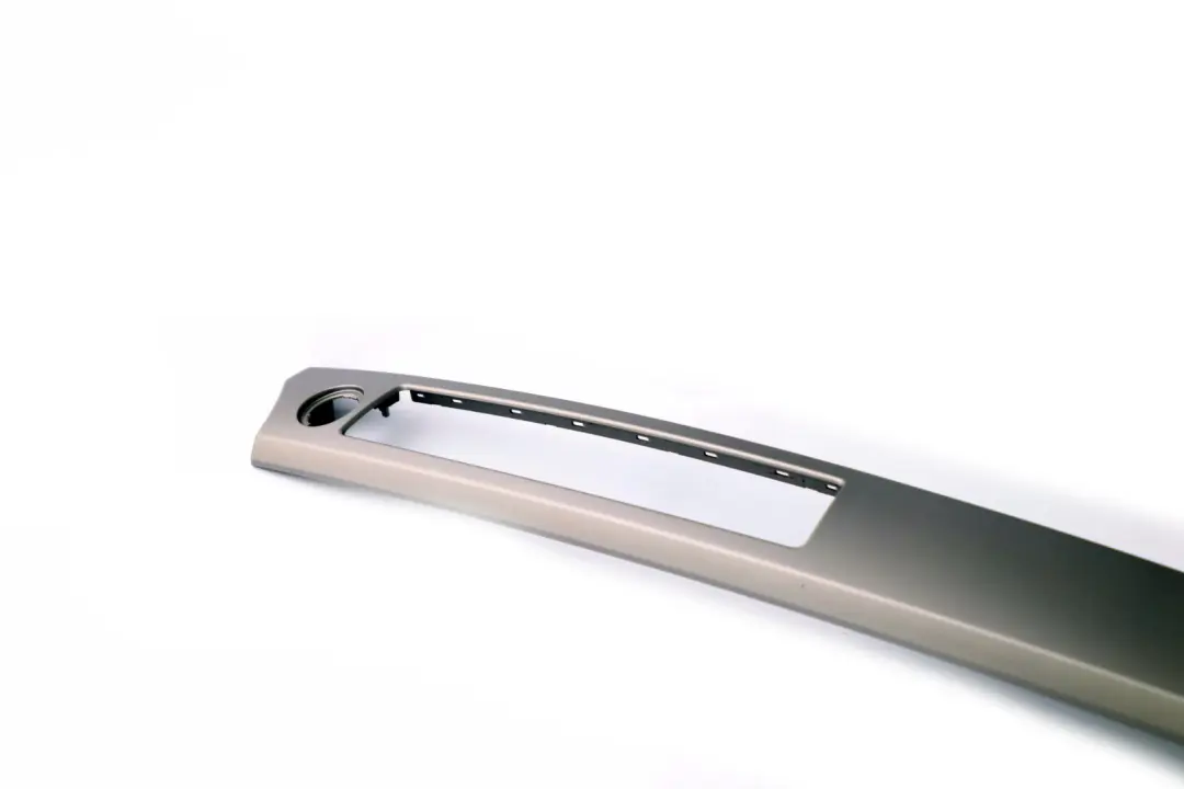 BMW 3 Series E90 E91 Decorative Dashboard Strip Trim Titan 90 Silver - SKU rhd-7132846 - Part number 7132846