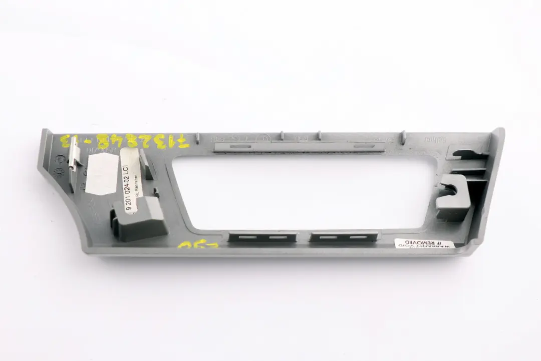 BMW 3 Series E90 E91 LCI Decorative Strip Dashboard Dash Right Satin Silver O/S - SKU rhd-7132848-13 - Part number 9197276