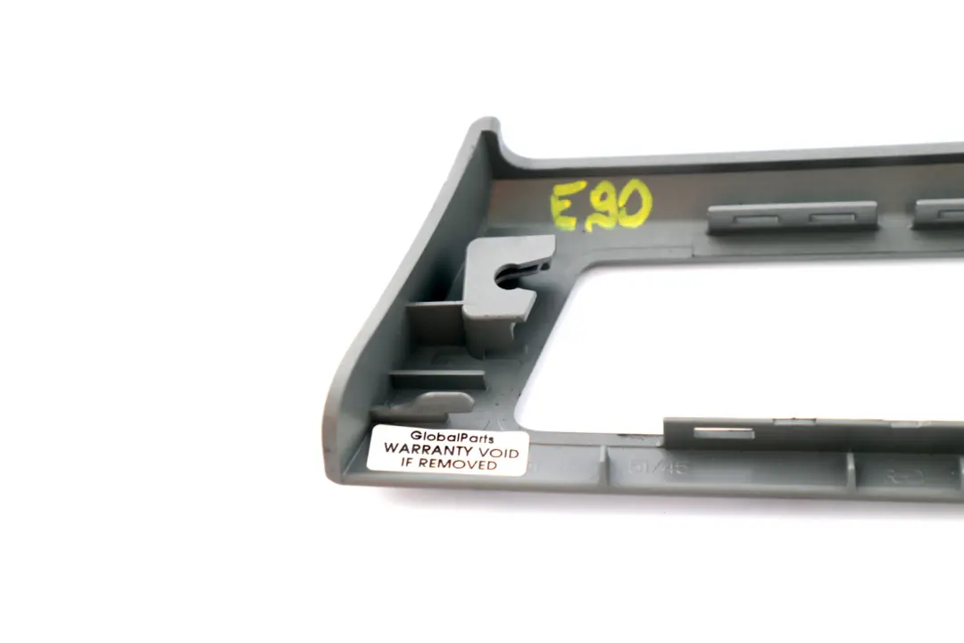 BMW 3 Series E90 E91 Decorative Strip Dashboard Front Right O/S Titan 90 Silver - SKU rhd-7132848-2 - Part number 7132848