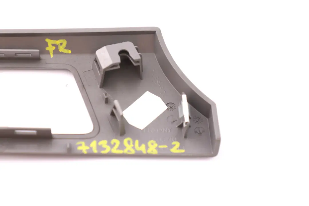 BMW 3 Series E90 E91 Decorative Strip Dashboard Front Right O/S Titan 90 Silver - SKU rhd-7132848-2 - Part number 7132848